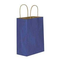 Kağıt Çanta Büyük Boy 45 x 50 x 15 Cm Lacivert 25 Parça - 1