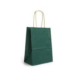 Kağıt Çanta Büyük Boy 45 x 50 x 15 Cm Koyu Yeşil 25 Parça - 1