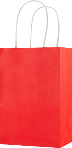 Kağıt Çanta Mini Boy 11x15x6 Cm 25 Parça Kırmızı - 2