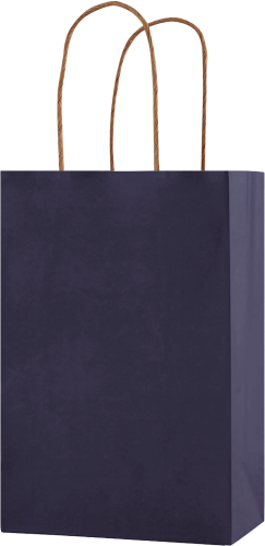 Kağıt Çanta Mini Boy 11x15x6 Cm 25 Parça Koyu Mavi - 2