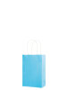 Kağıt Çanta Mini Boy 12x15x6 Cm 25 Parça Makaron Mavi - 1