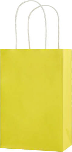 Kağıt Çanta Mini Boy 12x15x6 Cm 25 Parça Sarı - 2