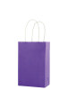Kağıt Çanta Mini Boy 16x21x8 Cm 25 Parça Mor - 1