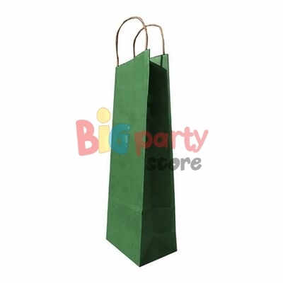 Kağıt Çanta Şişe Boy 12 x 34 Cm 10 Adet (Renk Seçiniz) - 2