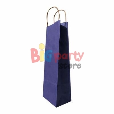 Kağıt Çanta Şişe Boy 12 x 34 Cm 10 Adet (Renk Seçiniz) - 5