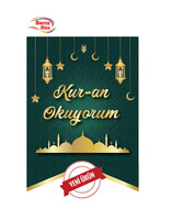 Kağıt Flama Kırlangıç Model Kur-an Okuyorum - 4