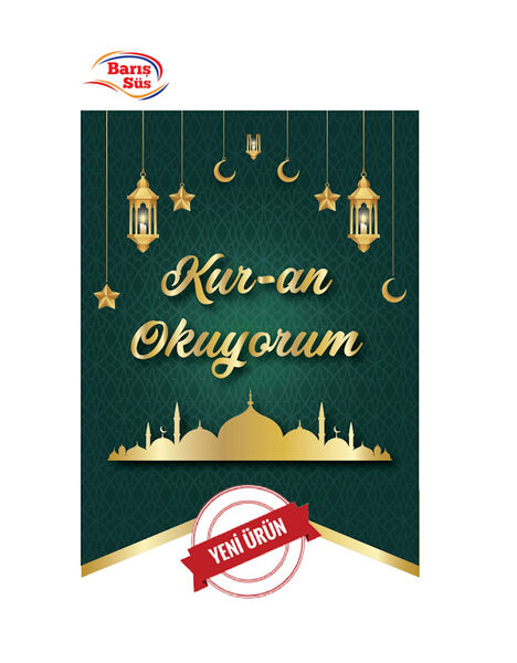 Kağıt Flama Kırlangıç Model Kur-an Okuyorum - 4