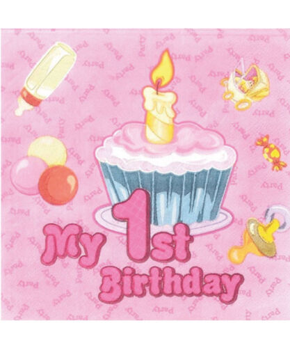 Kağıt Peçete 1 Yaş Pembe Model 20 Parça - 