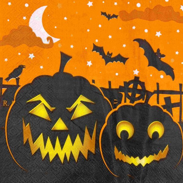Kağıt Peçete Halloween Temalı 20 Parça - 1