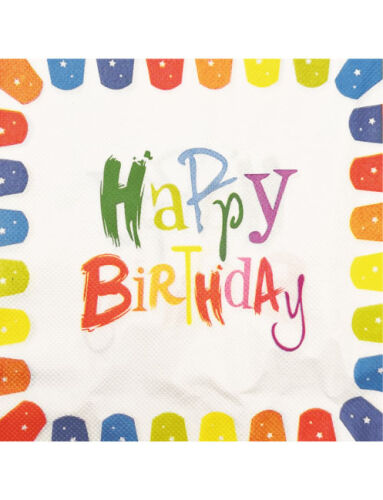 Kağıt Peçete Happy Birthday Fırça Model 20 Parça - 1