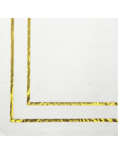 Kağıt Peçete Varaklı Çerçeve Model Altın 20 Parça - 