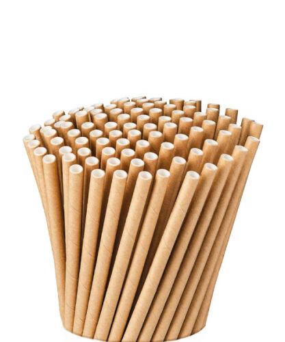 Kağıt Pipet Kraft 24 Parça - 