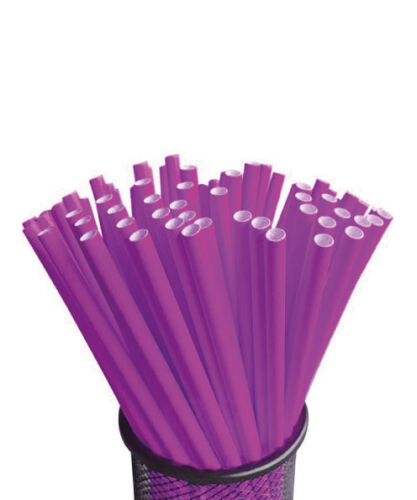 Kağıt Pipet Parlak Mor 24 Parça - 