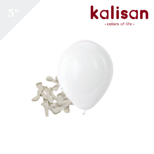Lateks Retro Balon 5 inç 100 Parça Duman (Smoke) - 1