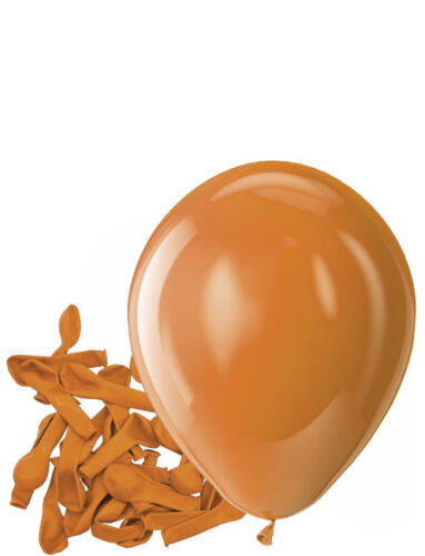 Lateks Retro Balon 5 inç 100 Parça Yanık Turuncu (Rust Orange) - 1