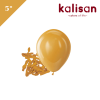 Lateks Retro Balon 5 inç 100 Parça Zerdeçal (Mustard) - 1