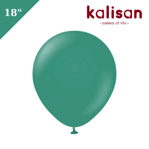 Lateks Retro Balon 18 inç Ada Çayı (Sage) - 