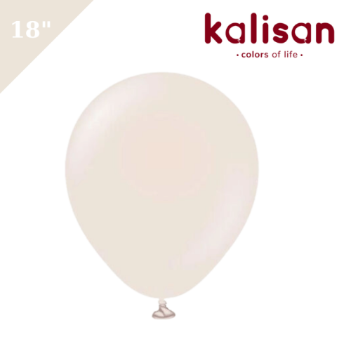 Lateks Retro Balon 18 inç Duman (Smoke) - 1