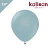 Lateks Retro Balon 18 inç Fırtına Mavisi (Storm) - 1