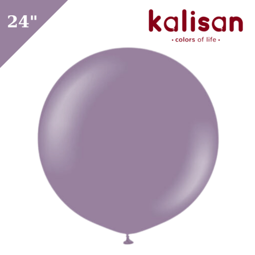 Lateks Retro Balon 24 inç Lavanta (Lavender) - 1