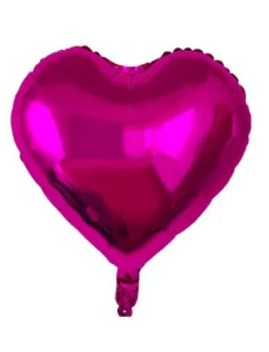 Folyo Balon Kalp 60 Cm (24 inç) Fuşya - 