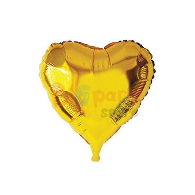 Folyo Balon Kalp 40 Cm (18inç) Gold - 1