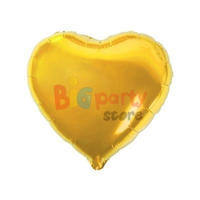 Folyo Balon Kalp 60 Cm (24 inç) Gold - 1