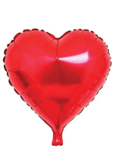 Folyo Balon Kalp 40 Cm (18inç) Kırmızı - 