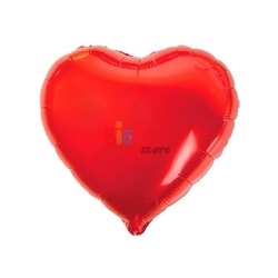 Folyo Balon Kalp 60 Cm (24 inç) Kırmızı - 1