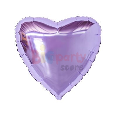 Folyo Balon Kalp 40 Cm (18inç) Lila - 