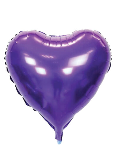 Folyo Balon Kalp 40 Cm (18inç) Mor - 