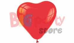 Lateks Kalp Şekilli Lateks Balon 6lı - 2