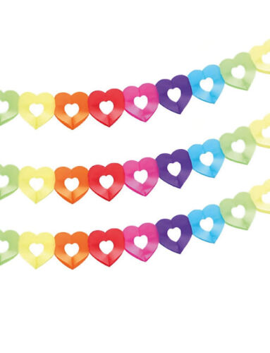 Kağıt Kalp Zarf Uzar Süs Renkli - 