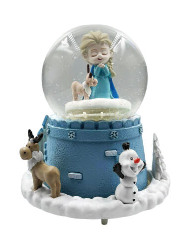 Kar Küresi Frozen Kar Atan Dönen USBli Lüks Model - 