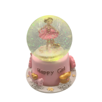 Kar Küresi Balerin Kar Atan Dönen USBli Lüks Model - 4