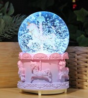 Kar Küresi Büyük Motorlu Kar Atan Pilli Unicorn Çubuklu - 3