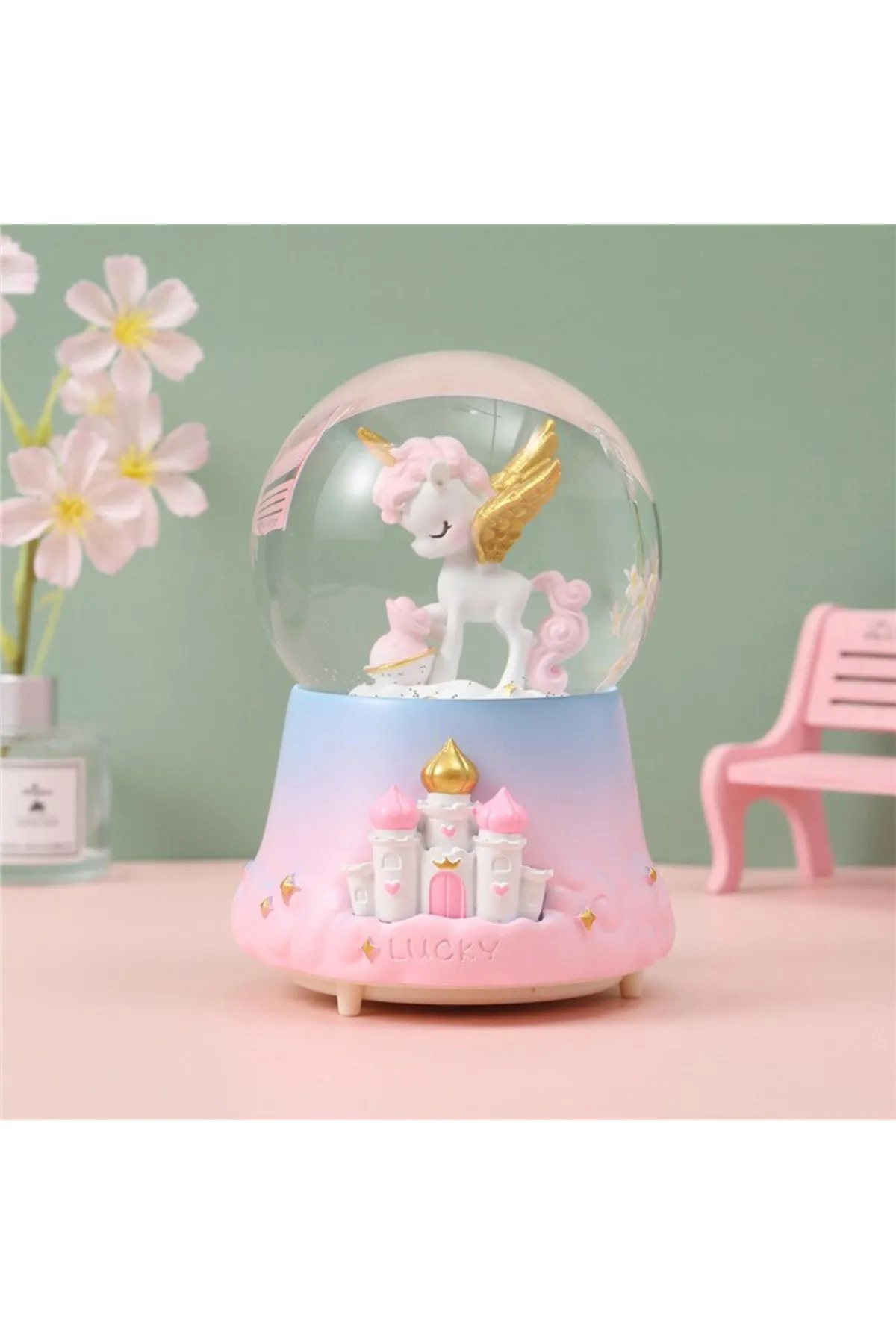 Kar Küresi Büyük Motorlu Kar Atan Pilli Unicorn - 2