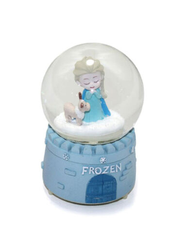 Kar Küresi Orta Boy Pilli Işıklı Frozen Model - 
