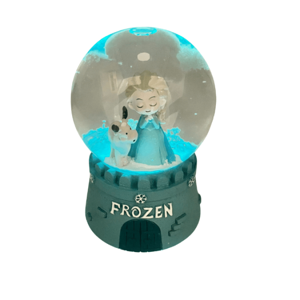 Kar Küresi Orta Boy Pilli Işıklı Frozen Model - 3