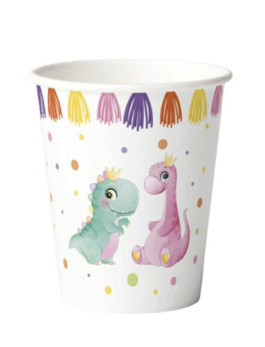 Karton Bardak Baby Dinozor 8 Parça - 1