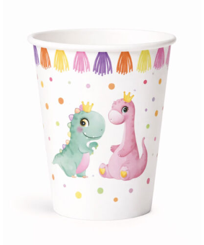 Karton Bardak Baby Dinozor 8 Parça - 