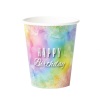 Karton Bardak Makaron Happy Birthday 8 Parça - 1