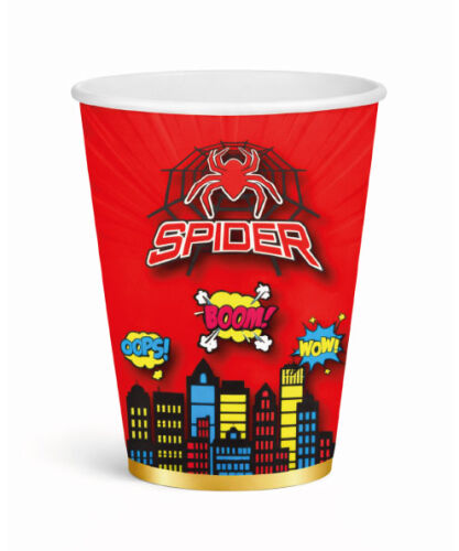 Karton Bardak Spider 8 Parça - 