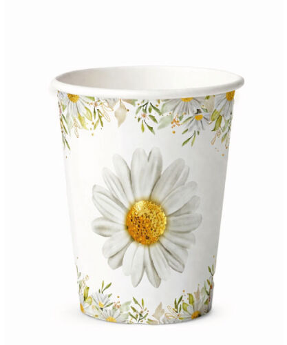 Karton Bardak Papatya 8 Parça - 