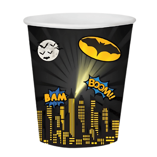 Karton Bardak Yarasa 8 Parça - 