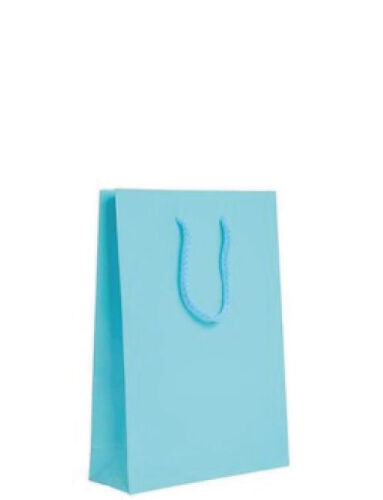 Karton Çanta 12 x 17 x 5 Cm Mavi 25 Parça - 1