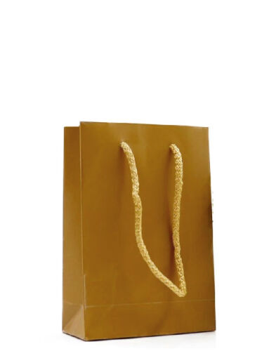 Karton Çanta 17 x 25 x 5 Cm Altın 25 Parça - 