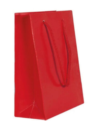 Karton Çanta 35 x 45 x 10 Cm Kırmızı 10 Parça - 1