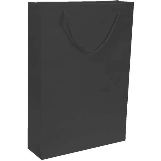 Karton Çanta 35 x 45 Cm Siyah 10 Adet - 1