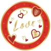 Karton Tabak Love 23 Cm 8 Parça - 1